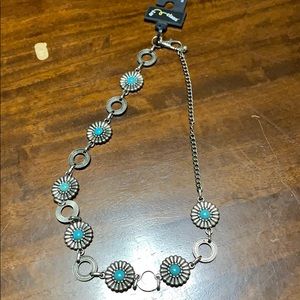 Silver and Turquoise Belt